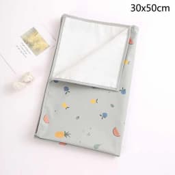Baby Waterproof Crib Sheet Three Sizes Baby Urine Changing Mat Cotton Reusable Infant Change Diaper Pad Cover Washable Diaper