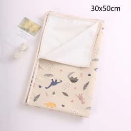 Baby Waterproof Crib Sheet Three Sizes Baby Urine Changing Mat Cotton Reusable Infant Change Diaper Pad Cover Washable Diaper