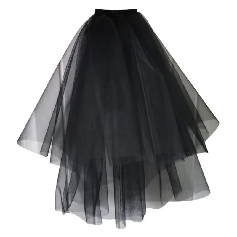 2025 New Womens Layered Black Tulle Short Wedding Veil with Comb Halloween Cosplay Costume Bridal Party H Accessories Props