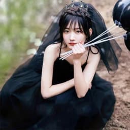 2025 New Womens Layered Black Tulle Short Wedding Veil with Comb Halloween Cosplay Costume Bridal Party H Accessories Props