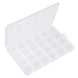Plastic Storage Jewelry Box Compartment Adjustable Container for Beads earring box for jewelry rectangle Box Case