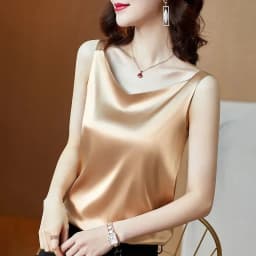 Korean Silk Women Blouses Shirt Woman Satin Blouse Tops Women Satin Lace Embroidery Blouse Top Woman V-neck Printing Shirts Tops