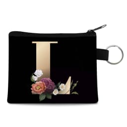 Canvas Shoppers Coin Purses Women Clutch Pouch Mini Organizer Travel Makeup Bag Gold 26 Letters Luxury Tote Bags Coin Wallet