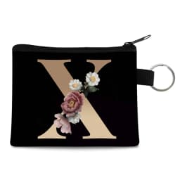 Canvas Shoppers Coin Purses Women Clutch Pouch Mini Organizer Travel Makeup Bag Gold 26 Letters Luxury Tote Bags Coin Wallet