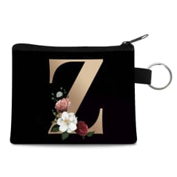 Canvas Shoppers Coin Purses Women Clutch Pouch Mini Organizer Travel Makeup Bag Gold 26 Letters Luxury Tote Bags Coin Wallet