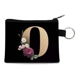 Canvas Shoppers Coin Purses Women Clutch Pouch Mini Organizer Travel Makeup Bag Gold 26 Letters Luxury Tote Bags Coin Wallet