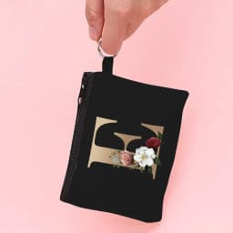 Canvas Shoppers Coin Purses Women Clutch Pouch Mini Organizer Travel Makeup Bag Gold 26 Letters Luxury Tote Bags Coin Wallet