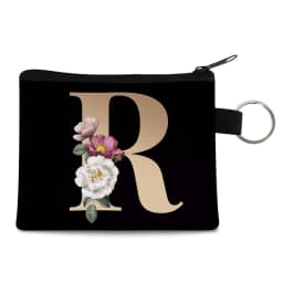 Canvas Shoppers Coin Purses Women Clutch Pouch Mini Organizer Travel Makeup Bag Gold 26 Letters Luxury Tote Bags Coin Wallet