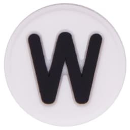 Single Sale 1PCS PVC Cute Cartoon Shoe Charms Kawaii Circle White 26 Alphabet Letter Sandals Shoes Accessories Decoration