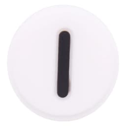 Single Sale 1PCS PVC Cute Cartoon Shoe Charms Kawaii Circle White 26 Alphabet Letter Sandals Shoes Accessories Decoration