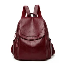 High Quality Soft Leather Backpacks Purses for Women Casual Daypack Vintage Bagpack School Bags for Teen Girls Mochilas Rucksack