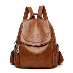 High Quality Soft Leather Backpacks Purses for Women Casual Daypack Vintage Bagpack School Bags for Teen Girls Mochilas Rucksack