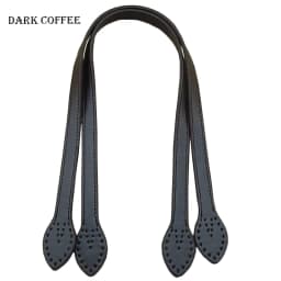2pcs 60cm Leather Bag Handles Shoulder Bag Strap Replacement Handbag Belt Straps DIY Crocheted Bags Tote Handmade Accessories