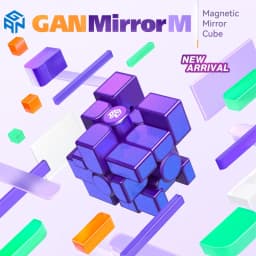 [JudyCube] Gan Mirror M UV 3X3 Magnetic Magic Speed Cube Professional Cast Coated Gan 3x3 Mirror Cube Fidget Toys Cubo Magico
