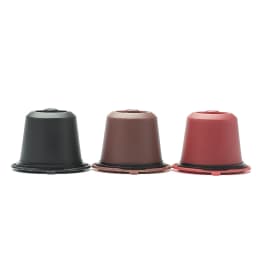 3/6Pcs Refillable Reusable Coffee Capsule Pods  Coffee Filter Pods with Spoon and Cleaning Brush