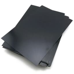 1pc White/Black ABS Plastic Plate Model Sheet DIY Model Material Parts Thickness 0.5mm/1mm/1.5mm/2mm/3mm