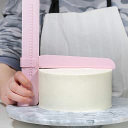 DIY 11 Inch Cake Turntable Rotating Decorating Stand With Adjustable Icing Scraper Plastic Cake Spinner Baking Supplies 10225