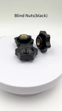Manual Tighten Nut Thumb Clamping Knob Handle Plum Thread Hand Mechanical Star Nuts M4 M5 M6 M8 M10 M12 Plum Hand Tighten Nut