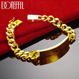 Charm 925 Sterling Silver Design Noble Pretty 10MM Mens Chain Jewelry Fashion Geometric Bracelet Factory Price