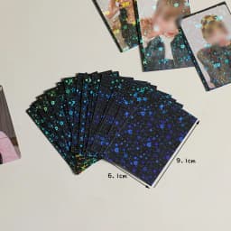 Sharkbang 50pcs/Lot Holo Card Sleeves 61x91mm 20C Star Series PP Kpop Holders For Postcards Films Game Cards Photocard Protector
