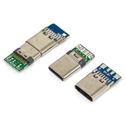 USB 3.1 Type C Male/Female Connectors Jack Tail 24pin USB Male Plug Electric Terminals Welding DIY Data Cable Support PCB Board
