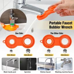 Faucet Bubbler Wrench Water Outlet Aerator Universal Wrench Faucet Nozzle Filter Repair Tool Replacement Disassembly Tool Spanne