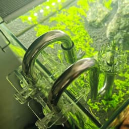 ZRDRAquarium Filter Stainless Steel External Filter Accessories Inlet and Outlet Water Remove Oil Film Lily Tube Aquarium filter