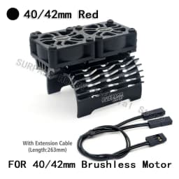 SURPASS HOBBY 36mm 40-42mm 55-58mm Brushless Motor Cooling Fan Holder for 540 550 3650 3660 4268 4274 1/10 1/7 1/8 1/5 RC Car