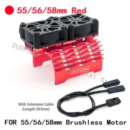 SURPASS HOBBY 36mm 40-42mm 55-58mm Brushless Motor Cooling Fan Holder for 540 550 3650 3660 4268 4274 1/10 1/7 1/8 1/5 RC Car