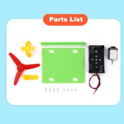 DIY Electric Fan Model Kit Kids Science Experiment Toys School Physic Project Kindergarten Creative Assembled STEM Education