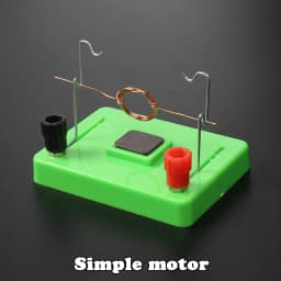DIY DC Electrical Motor Model electromagnetic swing Physics Experiment Aids Children Educational Students Toy School Science