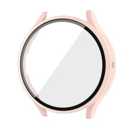 for Samsung Galaxy 4 5 6 7 44mm 40mm tempered glass+PC fully covered protective watch case, shock and scratch resistant