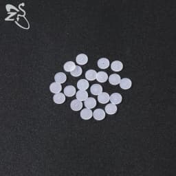 ZS 6-200pcs/lot Silicone Piercing Healing Discs Set Flexible Anti Hyperplasia Flat Clear Medical Grade Silicone Disc 3/5/7/9MM