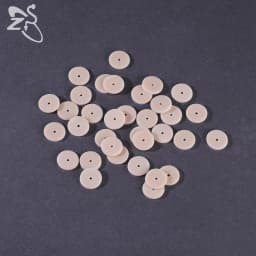 ZS 6-200pcs/lot Silicone Piercing Healing Discs Set Flexible Anti Hyperplasia Flat Clear Medical Grade Silicone Disc 3/5/7/9MM
