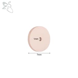 ZS 6-200pcs/lot Silicone Piercing Healing Discs Set Flexible Anti Hyperplasia Flat Clear Medical Grade Silicone Disc 3/5/7/9MM