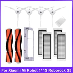 Main Side Brush For Xiaomi Mi Robot 1/ 1S SDJQR01RR SDJQR02RR SDJQR03RR Roboeock E3, S4, S4 Max, S5 Vacuum Cleaner Accessorie
