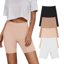 1Pc/4Pcs/Pack Hot Sale High Waist Women Long Leg Panty Comfortable Seamless Long Panties Tummy Tight Seamless Shorts Panties