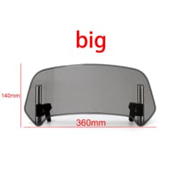 Motorcycle Windshield Extension Spoiler Windscreen Air Deflector For Suzuki VS 600 800 DL650 DL1000 DL250 V-STROM 650 1000 XT