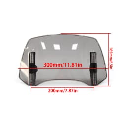 Motorcycle Windshield Extension Spoiler Windscreen Air Deflector For Suzuki VS 600 800 DL650 DL1000 DL250 V-STROM 650 1000 XT