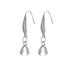 10/20Pcs Stainless Steel Dangle French Earring Wire Hook Earwire Pendant Clasp Ear Buckle Findings DIY Jewelry Making Supplies