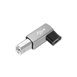 USB C to USB B 2.0 for MIDI Controller Data Transfer Male to Female Type C to B Adapter for HP/Epson/Canon Printer Scanner