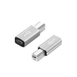 USB C to USB B 2.0 for MIDI Controller Data Transfer Male to Female Type C to B Adapter for HP/Epson/Canon Printer Scanner