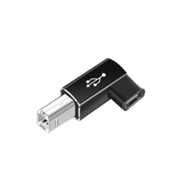 USB C to USB B 2.0 for MIDI Controller Data Transfer Male to Female Type C to B Adapter for HP/Epson/Canon Printer Scanner