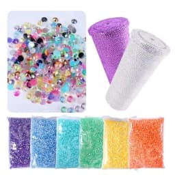 1000-10000pcs Jelly Color AB Color 2mm,3mm,4mm,5mm,6mm, Facets FlatBack Resin Rhinestone Nail Art Garment Decoration Stones