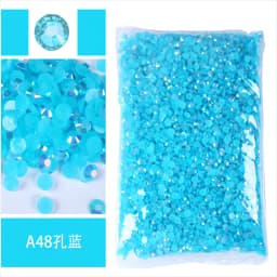 1000-10000pcs Jelly Color AB Color 2mm,3mm,4mm,5mm,6mm, Facets FlatBack Resin Rhinestone Nail Art Garment Decoration Stones