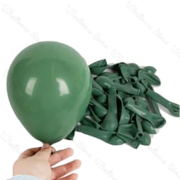 10/20/30Pcs Green Birthday Balloons Metal Retro Dark Green Sage Green Balloons for Wedding Decorations Birthday Christmas Party