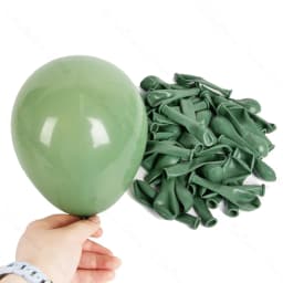 10/20/30Pcs Green Birthday Balloons Metal Retro Dark Green Sage Green Balloons for Wedding Decorations Birthday Christmas Party