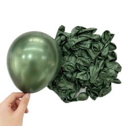 10/20/30Pcs Green Birthday Balloons Metal Retro Dark Green Sage Green Balloons for Wedding Decorations Birthday Christmas Party