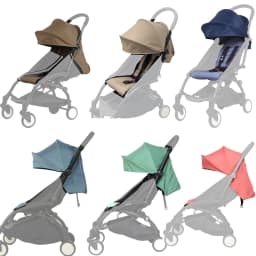 175° Stroller Hood&Seat Liner For Babyzen Yoyo Canopy Cover Cushion Fit YOYO2/YOYA Pram Sunshade 1:1 Fabric Stroller Accessories