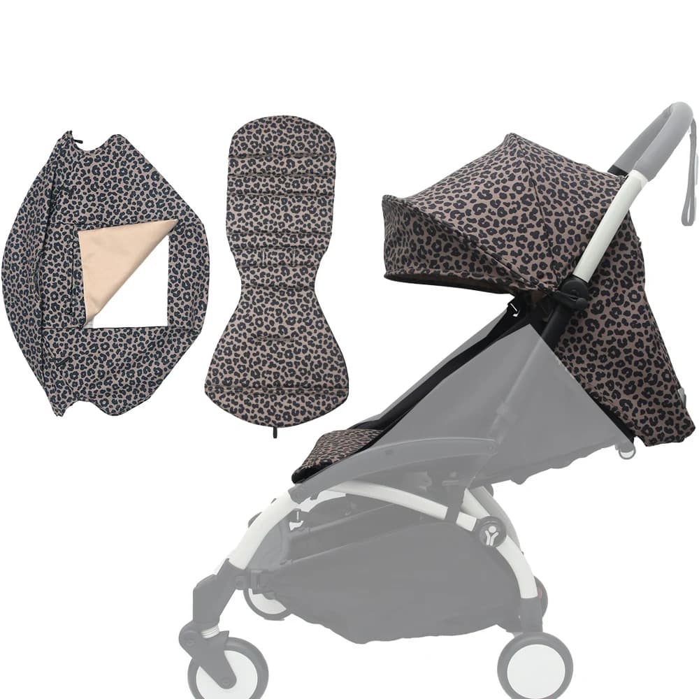 175° Stroller Hood&Seat Liner For Babyzen Yoyo Canopy Cover Cushion Fit YOYO2/YOYA Pram Sunshade 1:1 Fabric Stroller Accessories